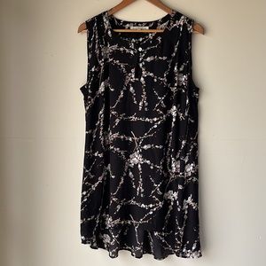 Daniel Rainn Floral Top Sleevesless Plus Size 1X